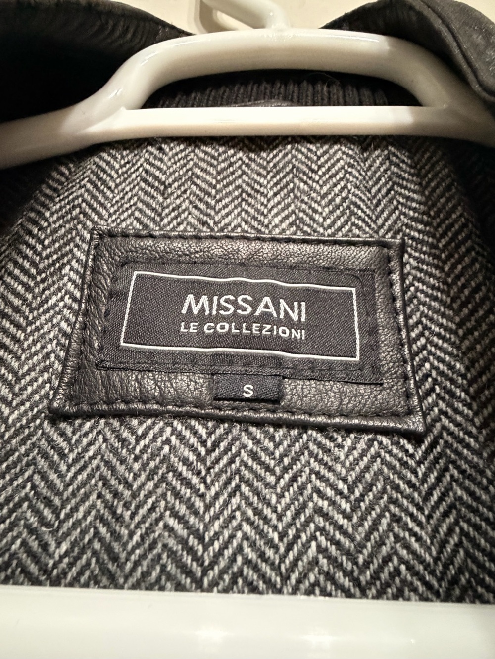 Missani Le Collezioni Men's Black Leather Jacket - Classic Zip Front - Picture 2 of 9